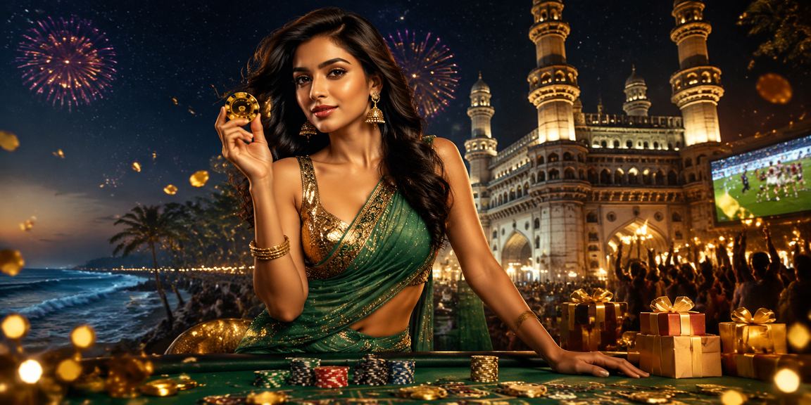 Hyderabad outdoor scene with evening sports entertainment